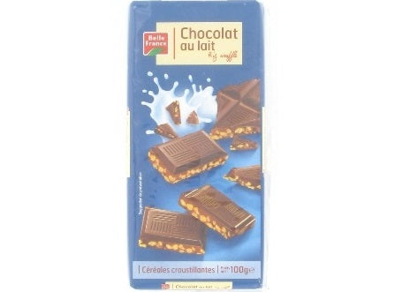 Belle France Milk Chocolate Puffed Rice  - 100 G