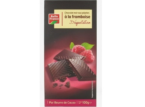 Belle France Dark Chocolate Raspberry Chips  - 100 G