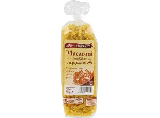 Delices De Belle France Straight Macaroni D'Alsace Pasta  - 250 G