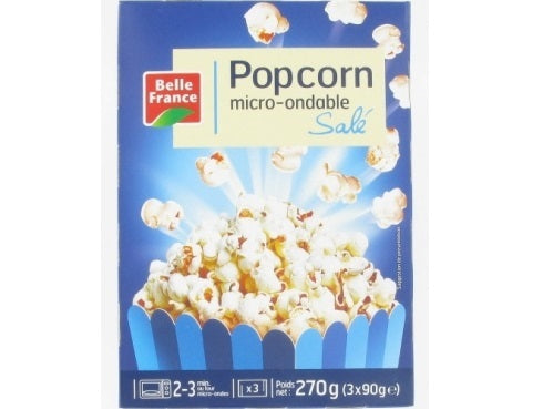 Belle France Salted Microwave Popcorn  -  90 G