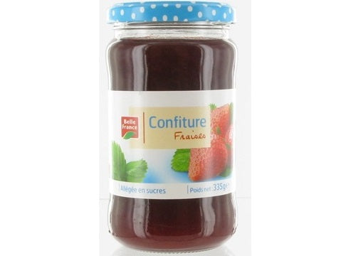 Belle France Low Sugar Strawberry Jam  - 335 G
