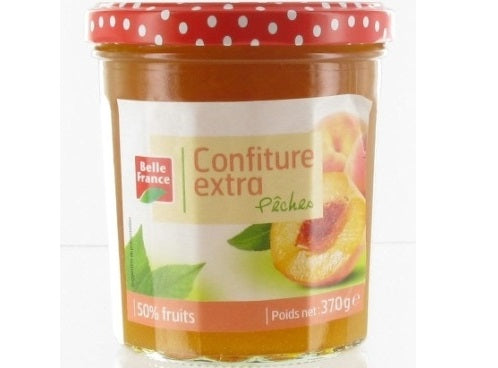 Belle France Peach Extra Jam  - 370 G