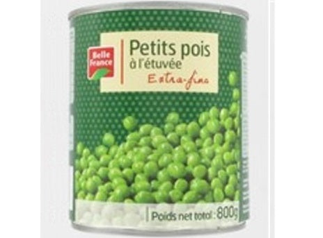 Belle France Extra Fine Garden Peas  - 800 G