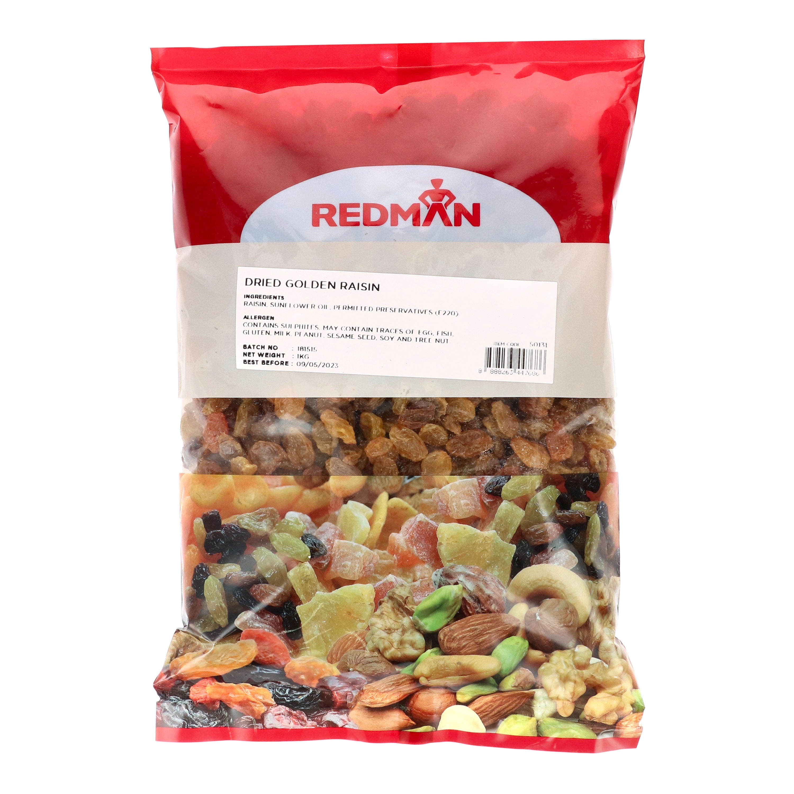 Redman Redman Dried California Golden Raisins - 1 Kg