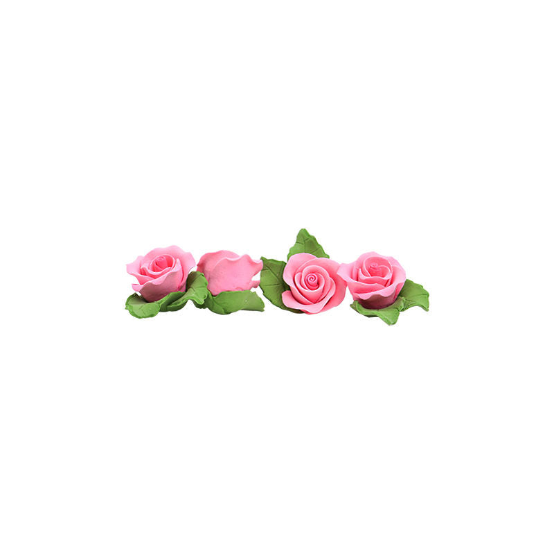 Redman Gumpaste Flower- Pink Mkkd 28Pcs  - X4Cm