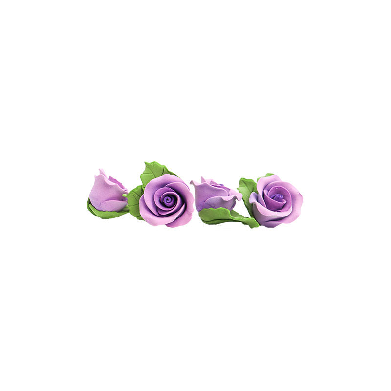 Redman Gumpaste Flower- Purple Mkkd 28Pcs  - X4Cm