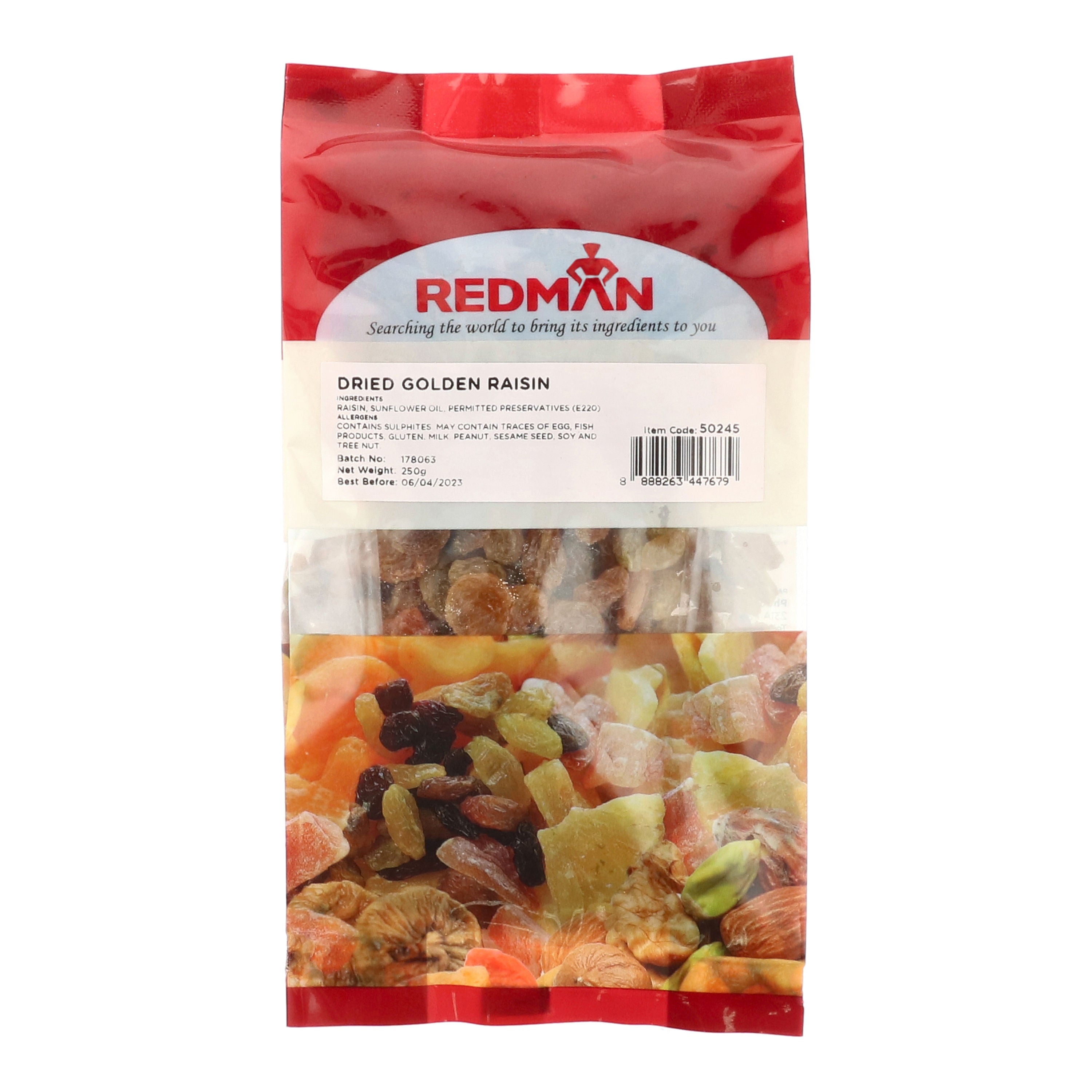 Redman Redman Dried California Golden Raisins - 250 G