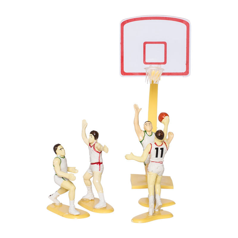 Basketball Team Cake Topper 4Pcs  - 1 Pc