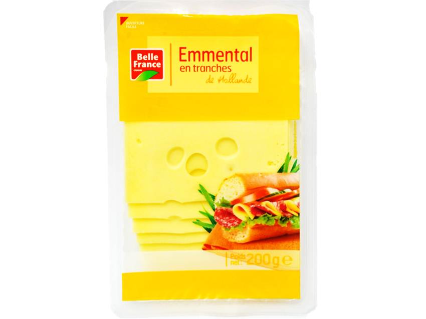 Belle France Slices Emmental Cheese  - 200 G