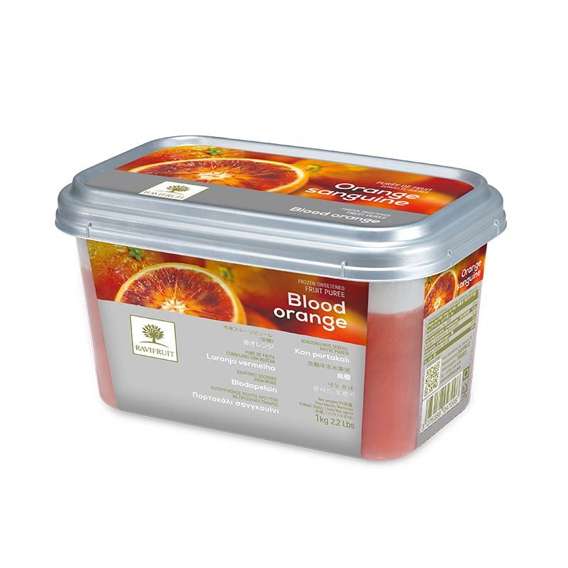 Ravifruit Frozen Orange Blood Puree  -  1Kg