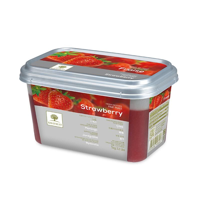 Ravifruit Frozen Strawberry Puree 8028  -  1Kg