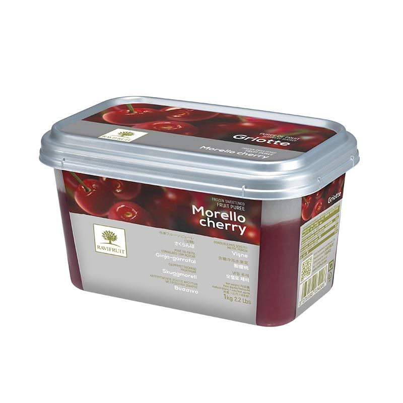 Ravifruit Frozen Sour Cherry Puree 8034  -  1Kg