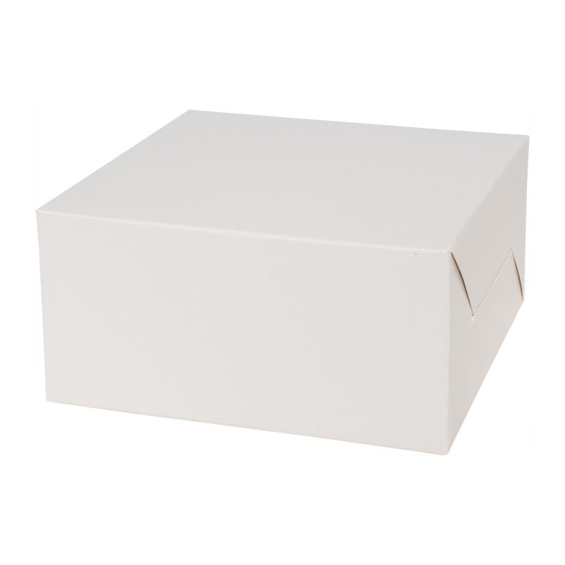 Redman Cake Box Plain White 6X6X3"  - 5Pcs