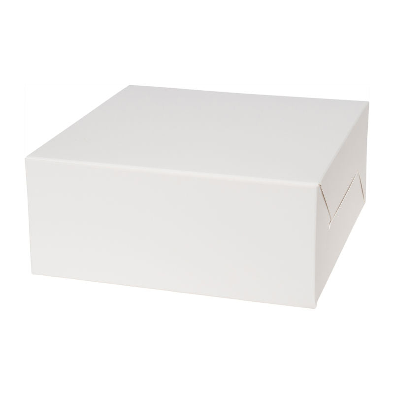 Redman Cake Box Plain White 7X7X3"  - 5Pcs