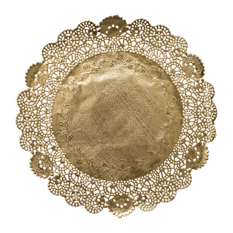Redman Doyleys Paper Gold 8" Round  - 25Pc