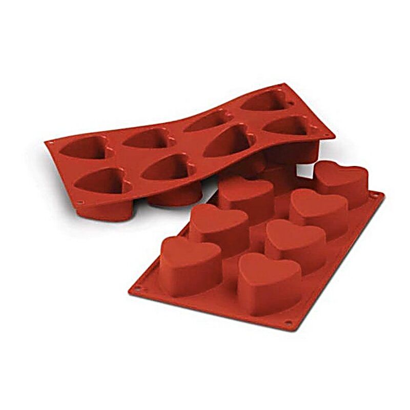 Silikomart Silicon Mould Sf040 Hearts - 1 Pc