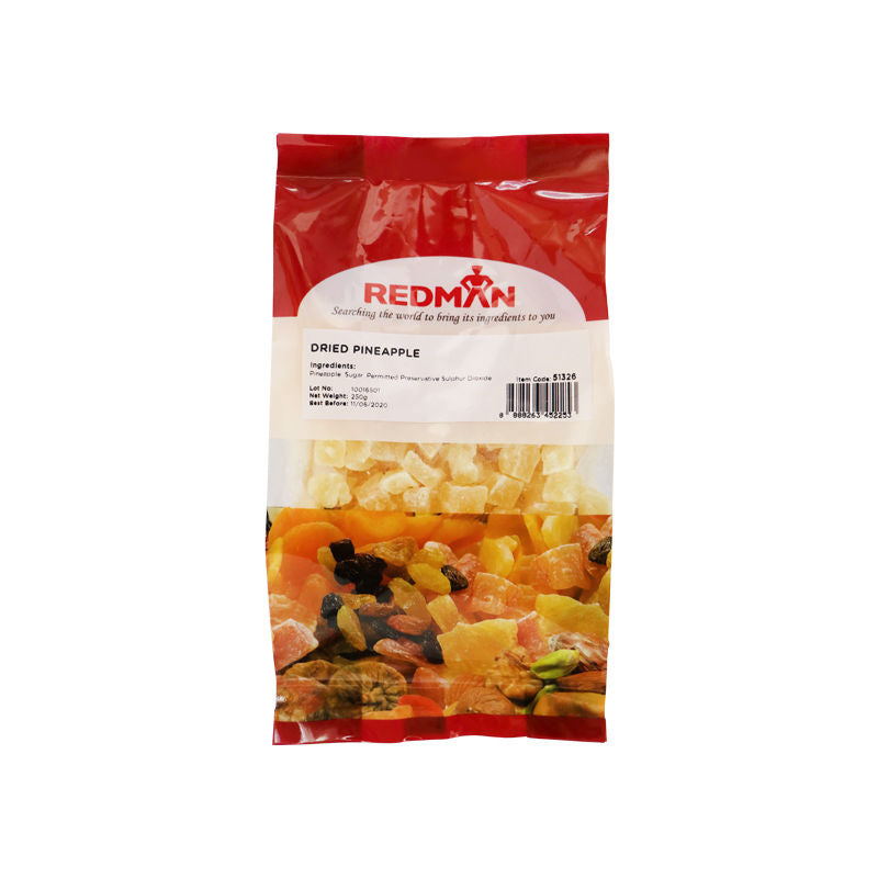 Redman Dried Pineapple - 250 G