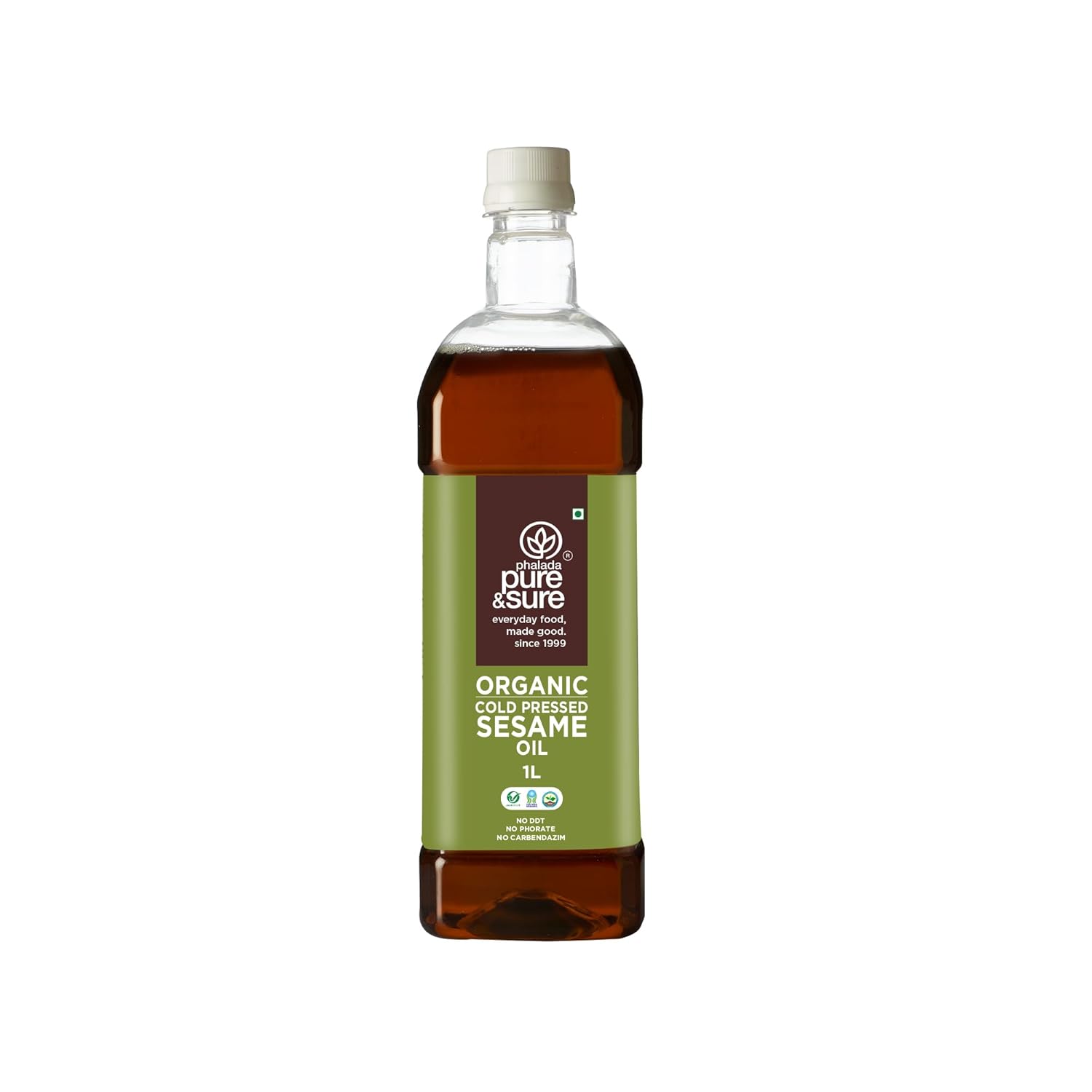 Phalada Pure & Sure Organic Cold Pressed Sesame Oil - 1 L