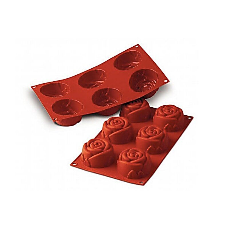 Silikomart Silicon Mould Big Roses Sf077 30.077.00.0060 - 1 Pc
