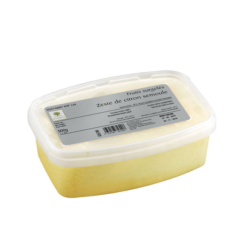 Ravifruit Frozen Granulated Zest Lemon  - 8357