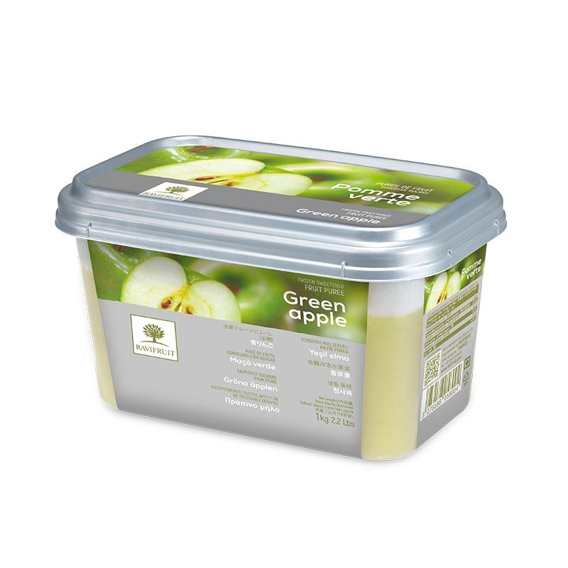 Ravifruit Frozen Apple Green Puree  - 8058