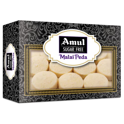 Amul Sugar Free Malai Peda - 200 g (Chilled)