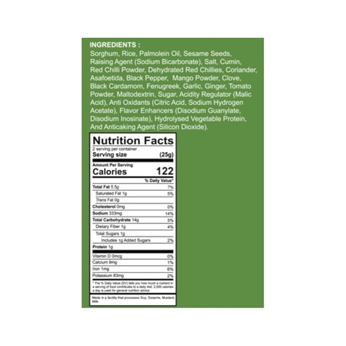 Grainstorm Jowar Rustic Spice Crisps - 50 g