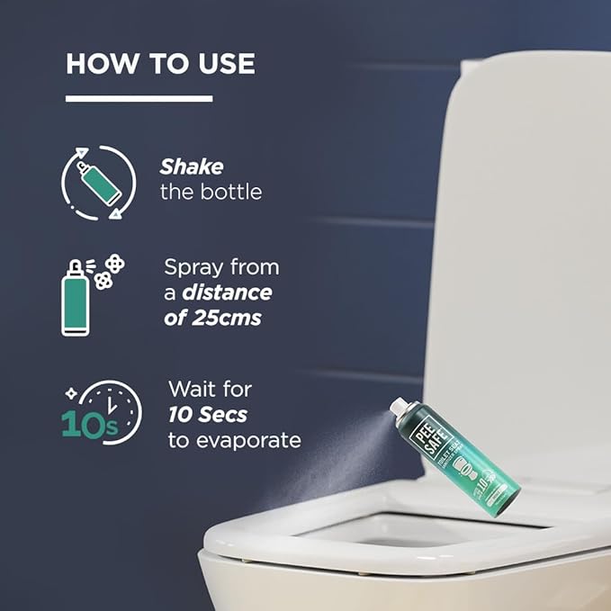 Pee Safe Toilet Seat Sanitizer Mint - 75 ml
