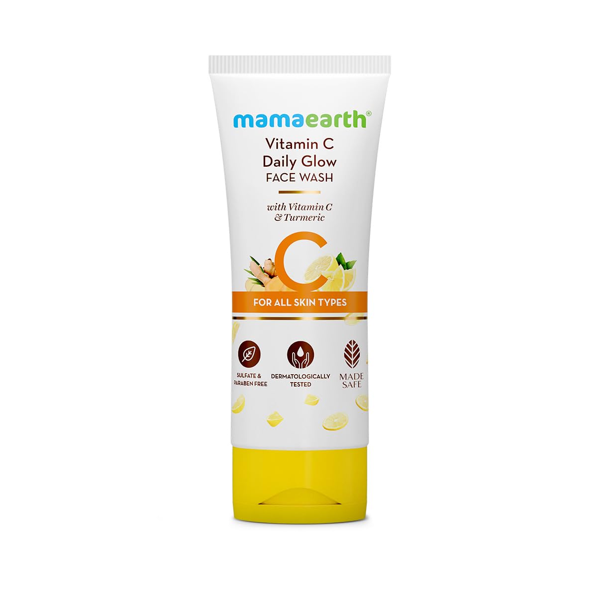 Mamaearth Vitamin C & Turmeric Daily Glow Face Wash (Certified ORGANIC) - 100 ml