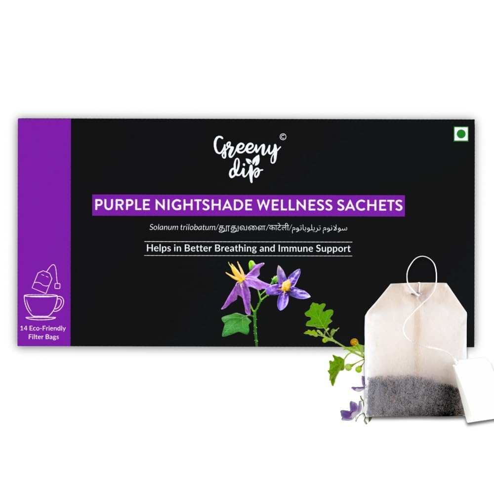 Greeny Dip Soup Purple Nightshade Wellness Sachets (14-Day Pack) - 1 Box