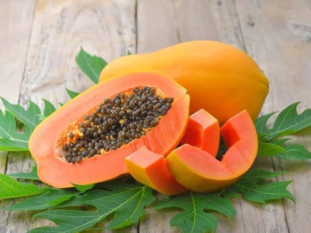 Fresh Papaya Fruit (Malaysia) - ~ 1kg-1.5 kg