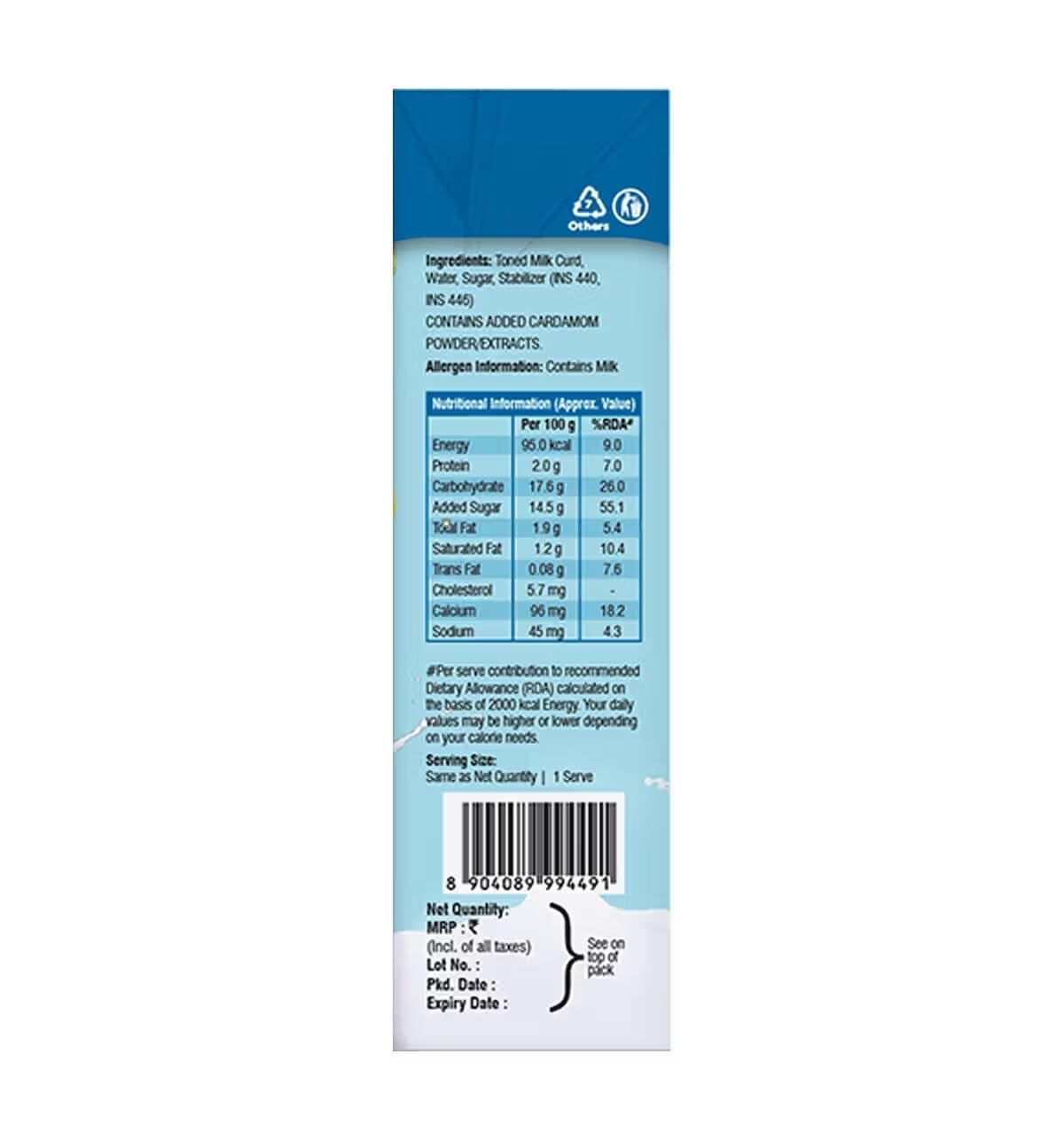 Heritage Sweet Lassi - 165 ml