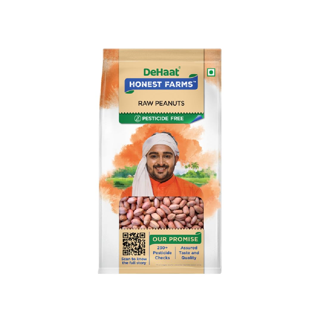 DeHaat Honest Farms Pesticide Free Raw Peanuts - 500 g