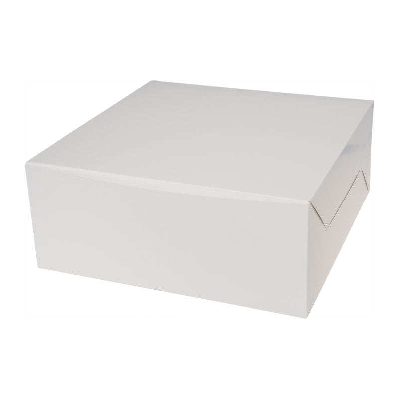 Redman Cake Box Plain White 12X12X5"  - 2Pcs