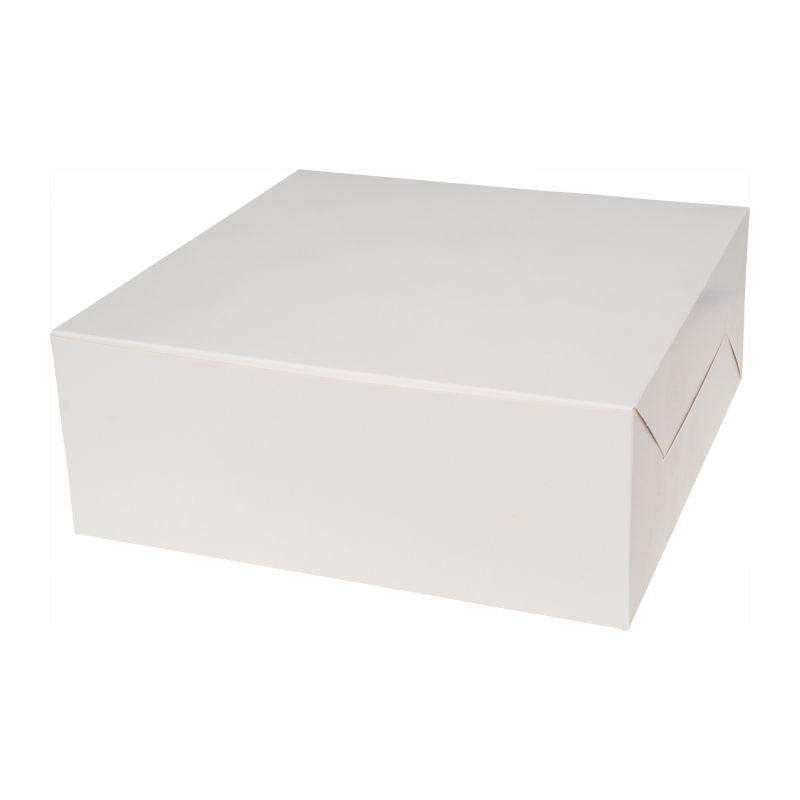 Redman Cake Box Plain White 13X13X5"  - 2Pcs
