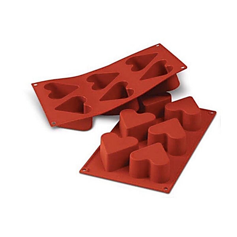 Silikomart Silicon Mould Sf036 Heart 30.036.00.0060 - 1 Pc