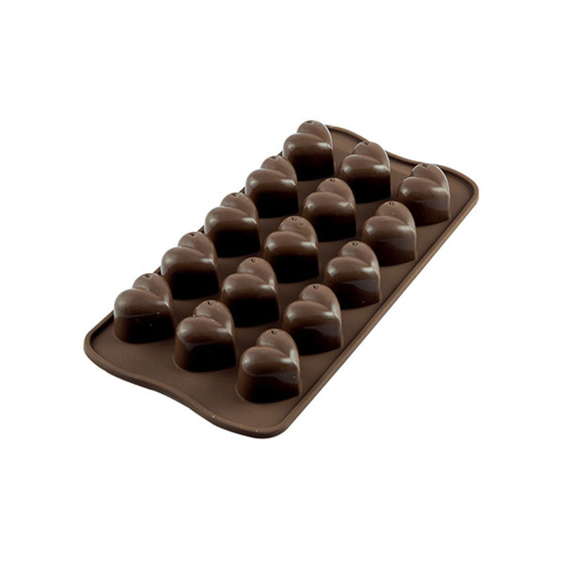 Silikomart Silicon Chocolate Mould Monamour 22.101.77.0065  - 1 Pc