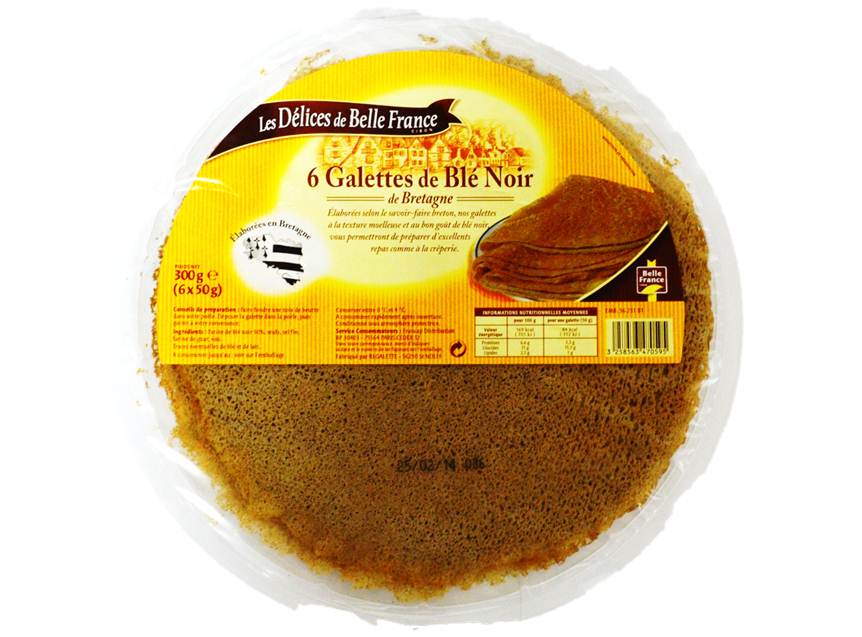 Delice De Belle France Galettes Buckwheat Crepes  - 300 G