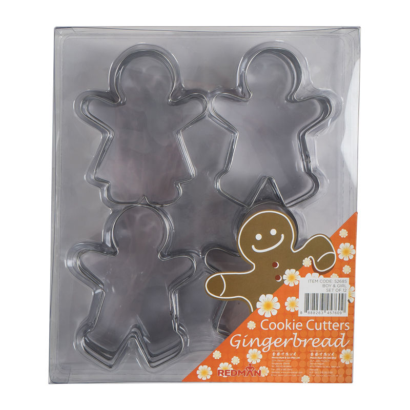 Redman Cookie Cutter S/S Gingerbread  - 12Pc