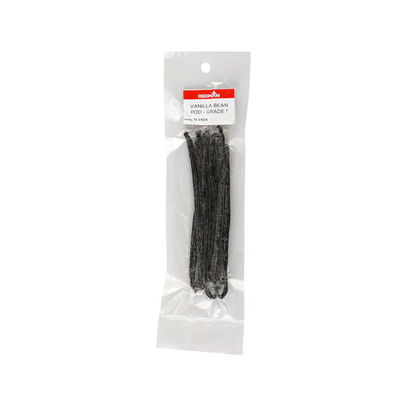 Redman Vanilla Bean Pod (Vanilla Sticks) 10Cm/13Cm (10Stick)  - 1 Pc