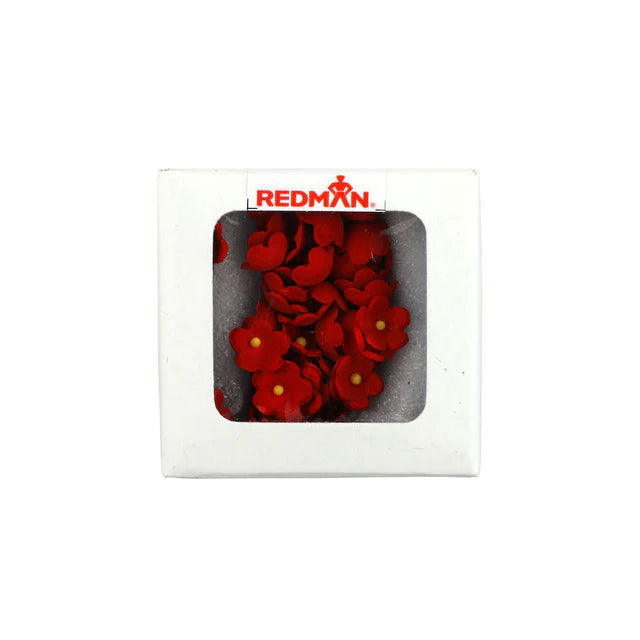 Redman Daisy Button (S) Red 12G Approx. 100Pc) - 1X1 Cm