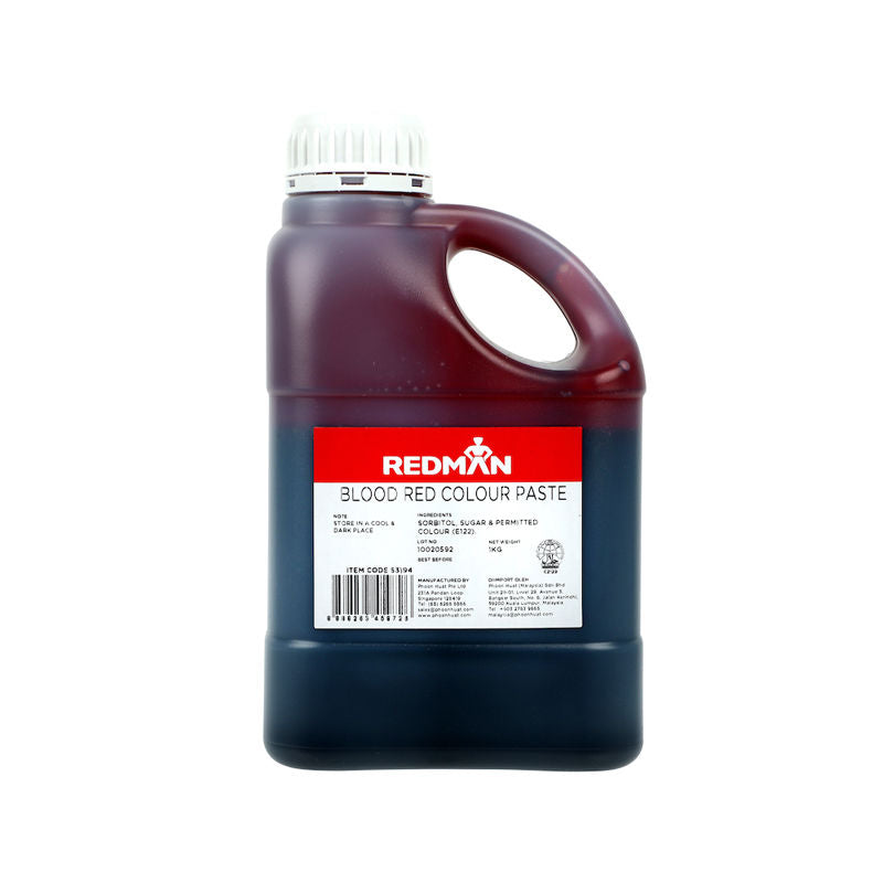 Redman Bright Red Colour Paste - 1 Kg