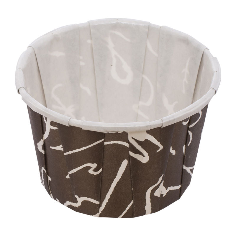 Redman Souffle Baking Case Brown Writing44X35Mm - 100 Pc