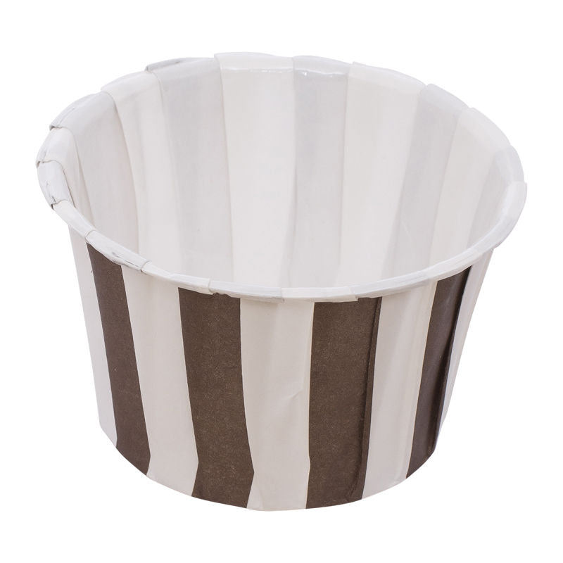 Redman Souffle Baking Case Brown Strip 44X35Mm - 100 Pc