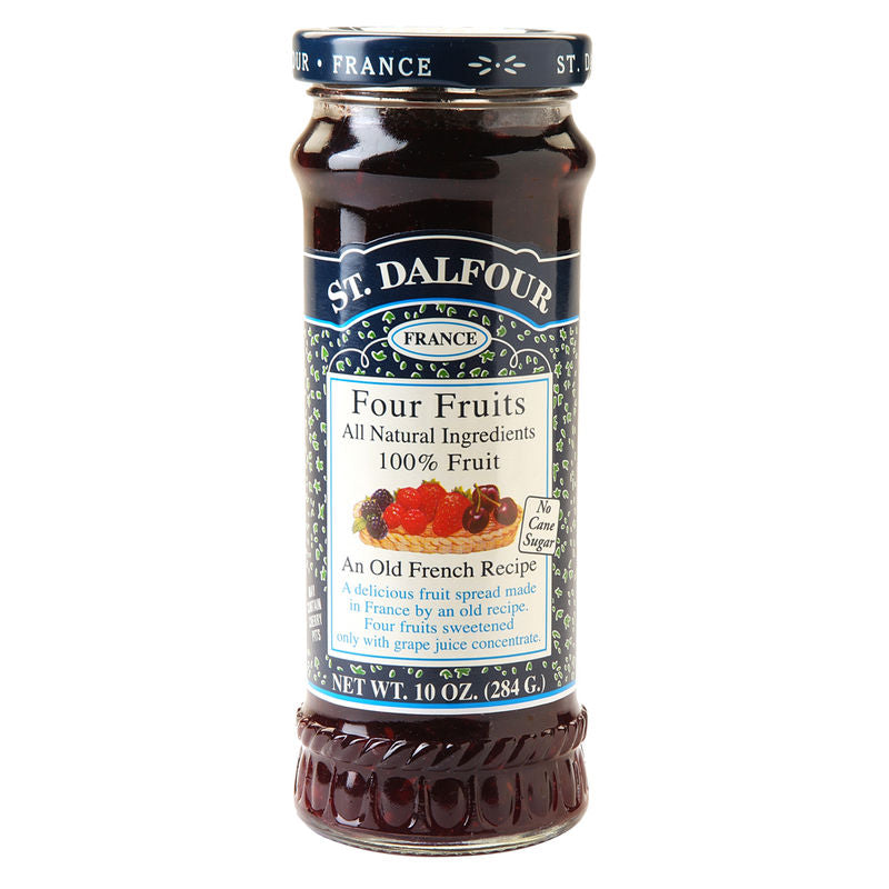 St Dalfour Four Fruits High Fruit Content Spread  - 284 G
