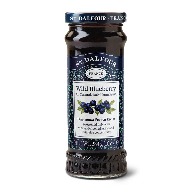 St Dalfour Wild Blueberry High Fruit Content Spread  - 284 G