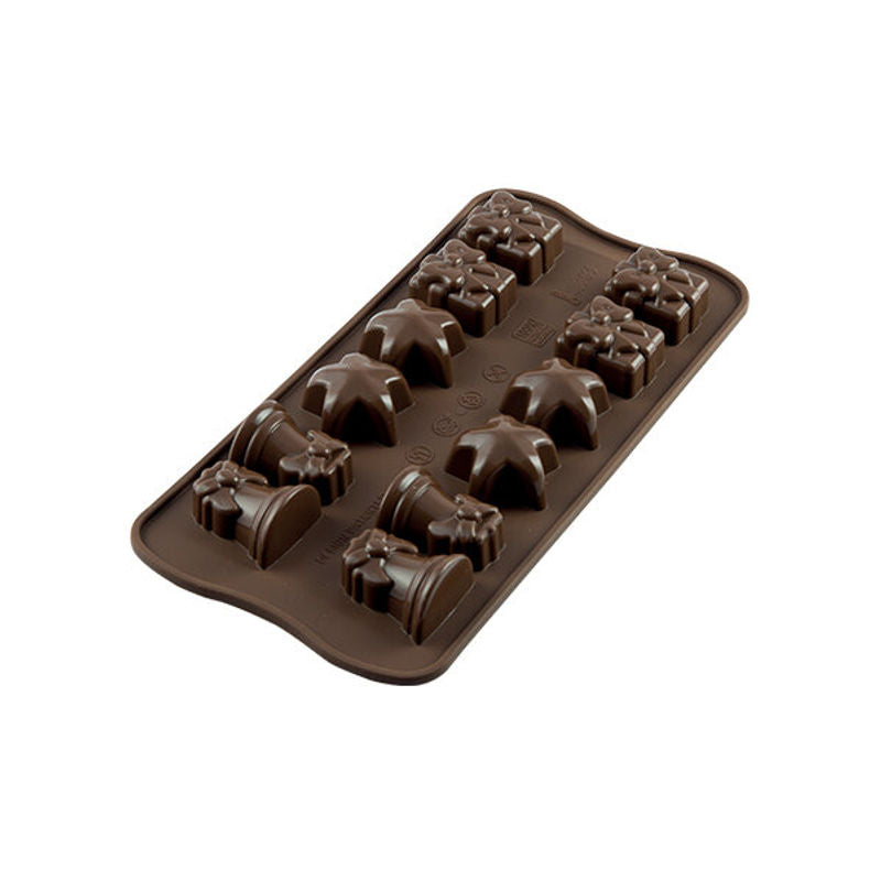 Silikomart Easy Chocolate Silicon Mould Xmas Scg06  - 1 Pc