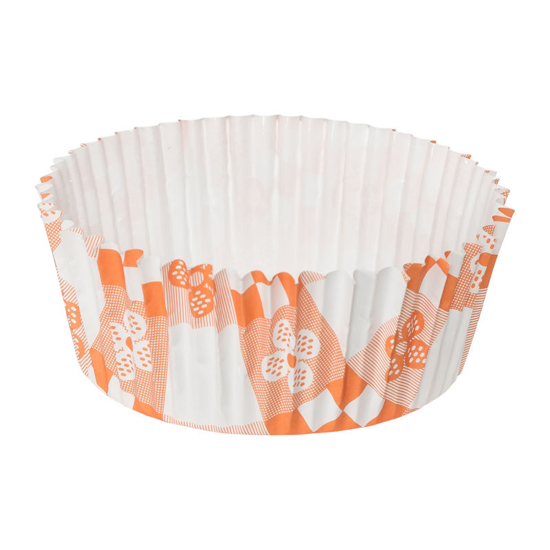 Redman Baking Cases Pet Orange Checks 78X34Mm - 200 Pc