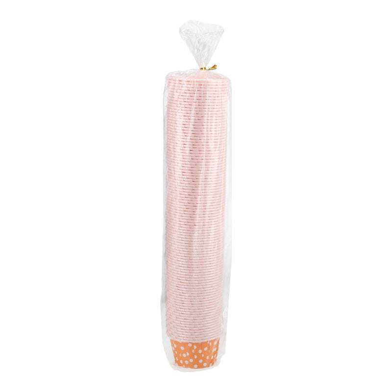 Redman Souffle Baking Case Polka Dot Orange 44X35Mm - 100 Pc