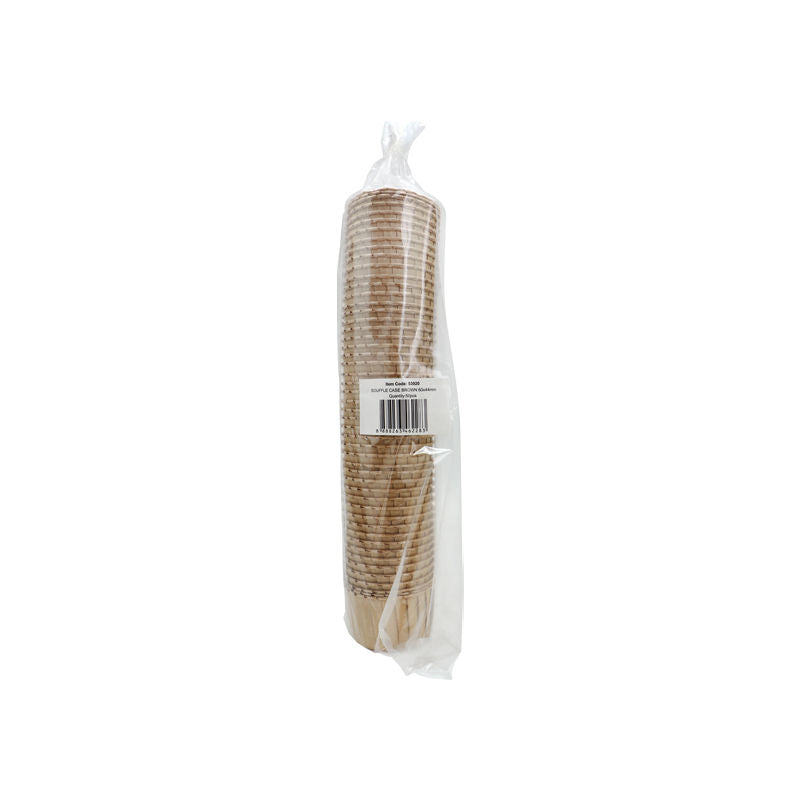 Redman Souffle Baking Case Brown 60Xh44Mm  - 10Pcs